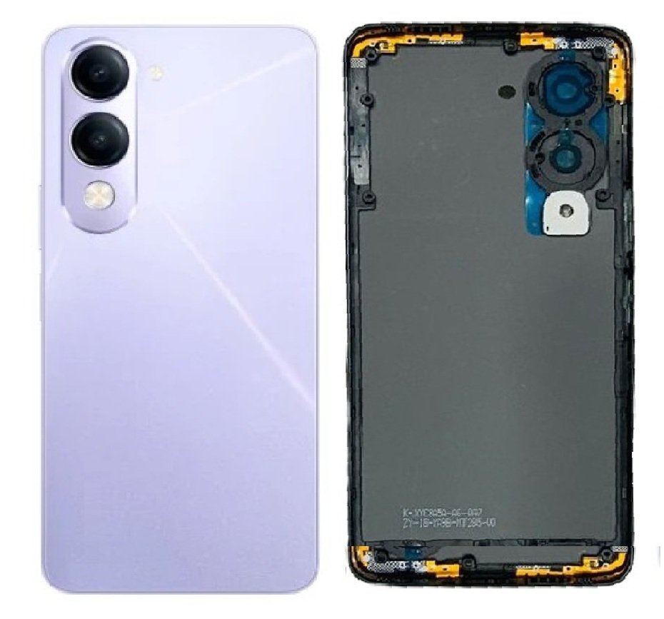 Vivo Y04 4G Full Body Housing with Side Keys – Purple, Gold & Black